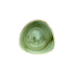 Stonecast, Bowl Lotus dreieckig 185 mm / 0,37 l Samphire Green