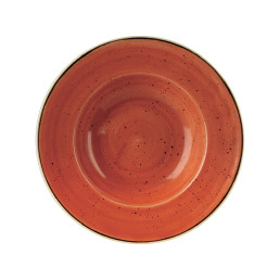 Stonecast, Teller tief mit breiter Fahne Profile ø 280 mm / 0,47 l Spiced Orange