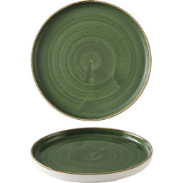 Stonecast, Teller flach mit Steilrand 260 mm Sorrel Green