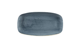 Stonecast, Teller Chefs rechteckig 355 x 189 mm Blueberry