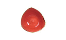 Stonecast, Bowl Lotus dreieckig ø 235 mm / 0,60 l Berry Red