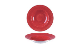 Stonecast, Teller tief mit breiter Fahne Profile ø 240 mm / 0,28 l Berry Red