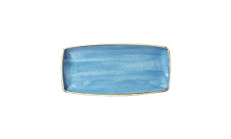 Stonecast, Teller rechteckig 295 x 140 mm Cornflower Blue