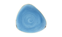 Stonecast, Teller dreieckig 311 x 311 mm Cornflower Blue