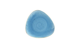 Stonecast, Teller dreieckig 229 x 229 mm Cornflower Blue