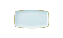 Stonecast, Teller rechteckig 345 x 185 mm Duck Egg Blue