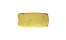 Stonecast, Teller rechteckig 295 x 140 mm Mustard Seed Yellow
