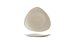 Stonecast, Teller Lotus dreieckig ø 229 mm Nutmeg Cream