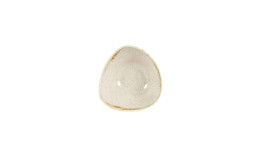 Stonecast, Bowl Lotus dreieckig ø 153 mm / 0,26 l Nutmeg Cream