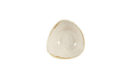 Stonecast, Bowl Lotus dreieckig ø 185 mm / 0,37 l Nutmeg Cream
