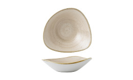 Stonecast, Bowl Lotus dreieckig ø 235 mm / 0,60 l Nutmeg Cream