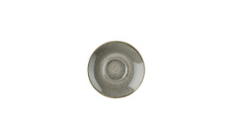 Stonecast, Cappuccino-Untertasse ø 156 mm Peppercorn Grey