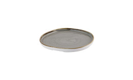 Stonecast, Teller flach mit Steilrand Organic ø 255 mm Peppercorn Grey