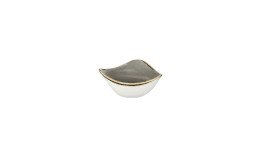 Stonecast, Bowl Lotus dreieckig 153 mm / 0,26 l Peppercorn Grey