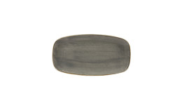 Stonecast, Teller Chefs rechteckig 269 x 127 mm Peppercorn Grey