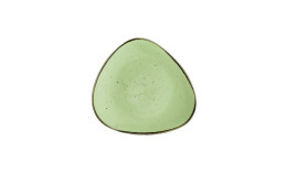 Stonecast, Teller flach dreieckig ø 229 mm Sage Green