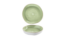 Stonecast, Teller tief mit Steilrand Organic ø 200 mm Sage Green