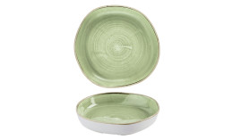 Stonecast, Teller tief mit Steilrand Organic ø 230 mm Sage Green