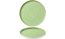 Stonecast, Teller flach mit Steilrand Organic ø 260 mm Sage Green