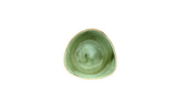 Stonecast, Bowl Lotus dreieckig 185 mm / 0,37 l Samphire Green