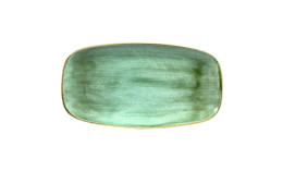 Stonecast, Teller Chefs rechteckig 355 x 189 mm Samphire Green