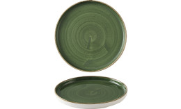 Stonecast, Teller flach mit Steilrand 260 mm Sorrel Green