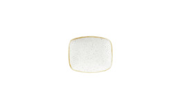 Stonecast, Teller Chefs rechteckig 154 x 126 mm Barley White
