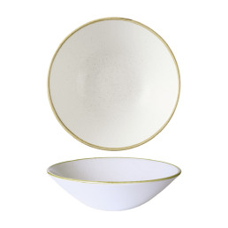 Stonecast, Coupteller tief ø 222 mm / 1,10 l Barley White