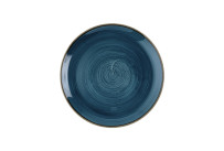 Stonecast, Coupteller flach ø 260 mm Java Blue