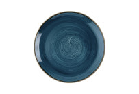 Stonecast, Coupteller flach ø 288 mm Java Blue