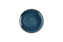 Stonecast, Coupteller flach ø 217 mm Java Blue