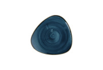 Stonecast, Teller flach dreieckig ø 229 mm Java Blue