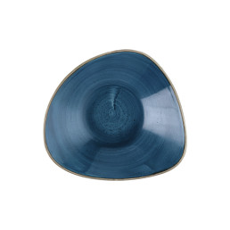 Stonecast, Teller tief dreieckig ø 235 mm Java Blue