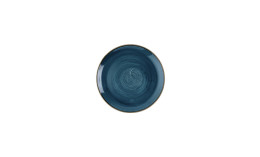 Stonecast, Coupteller flach ø 165 mm Java Blue