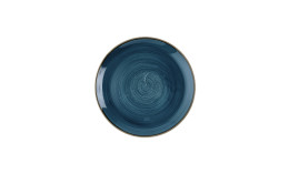Stonecast, Coupteller flach ø 217 mm Java Blue