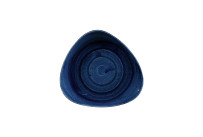 Stonecast Patina, Teller Lotus dreieckig 229 mm Cobalt Blue