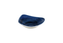 Stonecast Patina, Bowl Lotus dreieckig 235 mm / 0,60 l Cobalt Blue