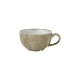Stonecast Patina, Cappuccinotasse 65 mm hoch / 0,34 l Antique Taupe
