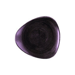 Stonecast Patina, Teller flach dreieckig 229 mm Deep Purple