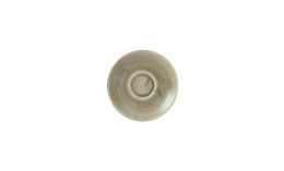 Stonecast Plume, Cappuccino-Untertasse ø 156 mm Antique Taupe
