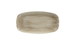 Stonecast Patina, Teller Chefs rechteckig 355 x 189 mm Antique Taupe