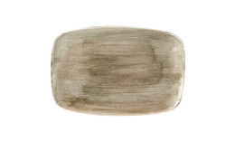 Stonecast Patina, Teller Chefs rechteckig 355 x 245 mm Antique Taupe