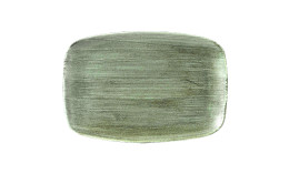 Stonecast Patina, Teller Chefs rechteckig 355 x 245 mm Burnished Green