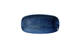 Stonecast Patina, Teller Chefs rechteckig 298 x 153 mm Cobalt Blue