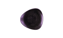 Stonecast Patina, Teller flach dreieckig 265 mm Deep Purple