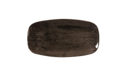 Stonecast Patina, Teller Chefs rechteckig 355 x 189 mm Iron Black