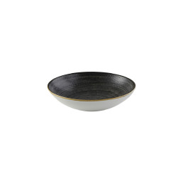 Stonecast Raw, Bowl Coupe ø 182 mm / 0,43 l Black
