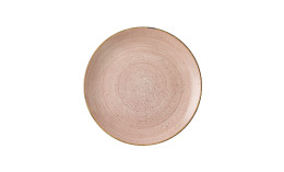 Stonecast Raw, Coupteller flach ø 260 mm Terracotta