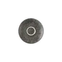 Studio Prints Raku, Cappuccino-Untertasse ø 156 mm Quartz Black