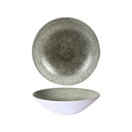Studio Prints Raku, Coupe Bowl tief Evolve ø 196 mm / 0,75 l Quartz Black